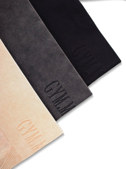 Women Seamless Gym High Waist Yoga Pants Hip Lifting Outdoor Sports Tight Waist Letter Sand Washed Pants Exercise Yoga Leggings