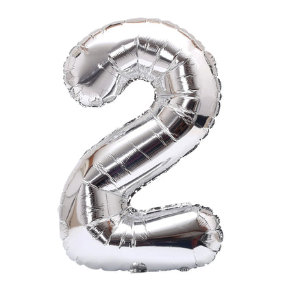 32 Zoll Regenbogen-Farbverlaufs-Zahlen-Folienballon 1-9 für Kindergeburtstag, Party-Dekoration, Babyparty, Brautparty, weitere Optionen verfügbar