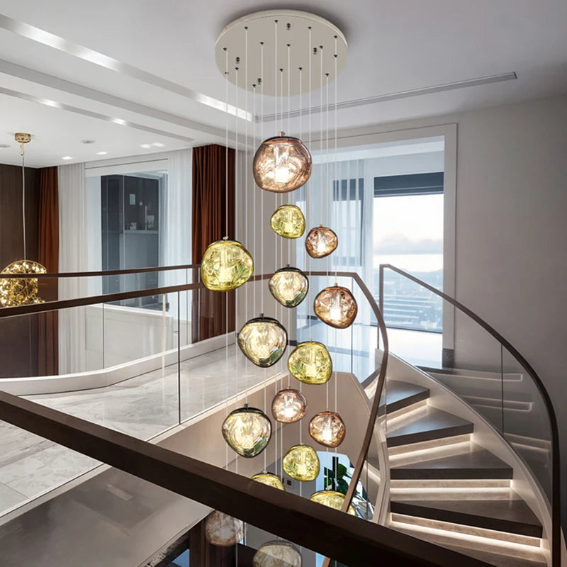 Moderne Heimdekoration, LED-Deckenleuchten für das Wohnzimmer, LED-Deckenleuchten für die Treppe, Hängelampen, Innenleuchte.