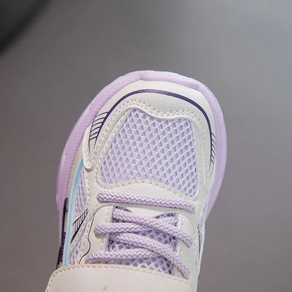 Autumn Children Sport Shoes Mesh Breathable Teenager Kid's Sneakers Boy's Girl's Running Shoes Trend Fashion Sport Shoes.