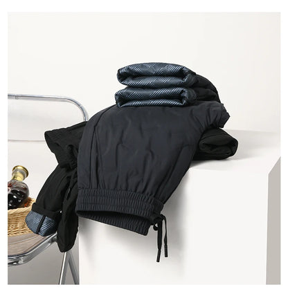 2024 Winter New 90% White Down Pants Men Thickened Warm Waterproof Casual Trousers Man Duck Down Padded Sweatpants Male Clothing.