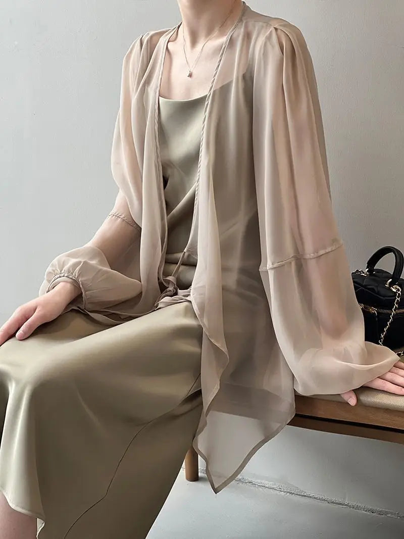 Jacken Frauen Elegante Sommer Sun-proof Zarte Mode Täglichen Lose Einfache Feste Alle-spiel Grundlegende Stilvolle Koreanische stil Puff Hülse.