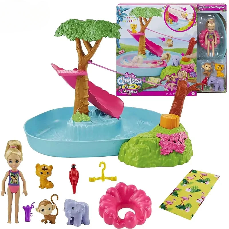 Original Travel Barbie Doll with Clothes Accessories Brinquedos Barbie Doll Toys for Children Juguete Baby Toys for Girls Boneca.