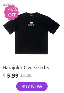 Y2K T-shirt Short Kpop Street Fashion Print Unisex Short Sleeve Tops Casual Loose Drawstring Shorts Pant Women Men Clothing Tees.