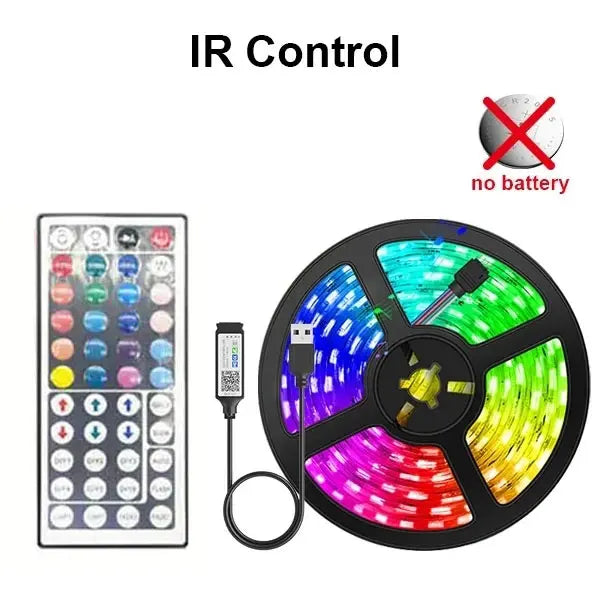 Smart Led Streifen Licht 5050 RGB USB 5V Bluetooth APP Fernbedienung Led Band Diode Flexible Band Lampe für TV Festival Hintergrundbeleuchtung.