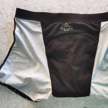 Women's Menstrual Panties Heavy Flow 4-Layer Leak Proof Cotton Period Underwear Absorbent  Boxer Brief.