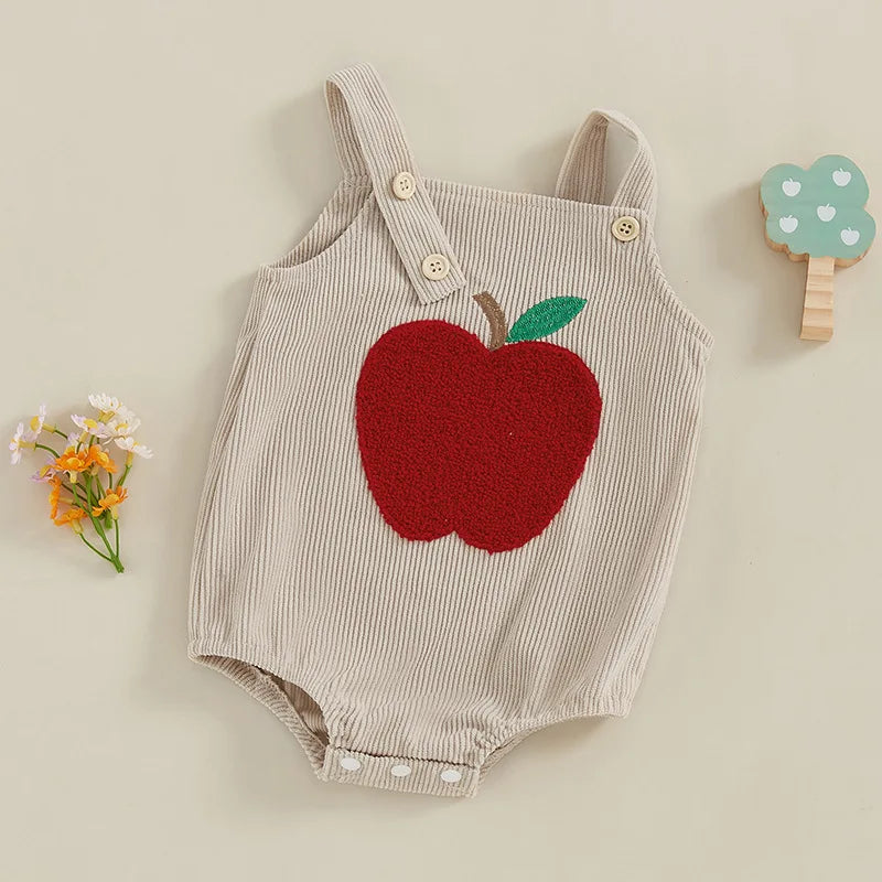 Frühling Herbst Baby Kleidung Cord Bodys 0-18M Kleinkind Mädchen Cartoon Body Casual Kleinkind Jungen Hosenträger Ein stück.