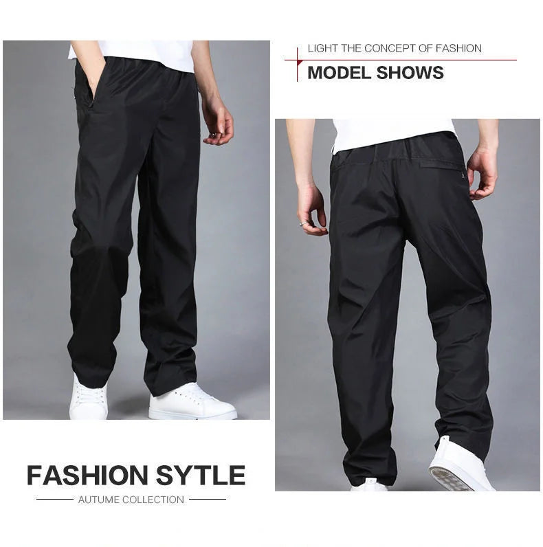 Men's Pants Sweatpant Quick Dry Breathable Pants Spring Sports Trouser Elastic Waist Straight Wide Joggers Running Tracksuit Men.