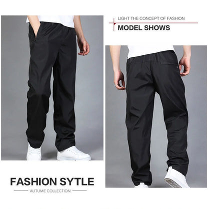 Men's Pants Sweatpant Quick Dry Breathable Pants Spring Sports Trouser Elastic Waist Straight Wide Joggers Running Tracksuit Men.