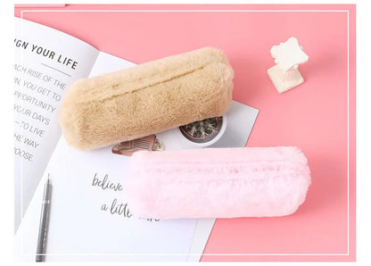 1Pcs Neue Nette Cartoon Kawaii Plüsch Tragbare Stift Bleistift Tasche Tasche Schule Bürobedarf Schreibwaren Fall.