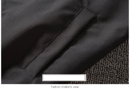 Teenage Boys Clothing Set Autumn Children Patchwork Sportswear Suits Fashion Big Boy Zipper Birthday Outfit Costumes for Kids.