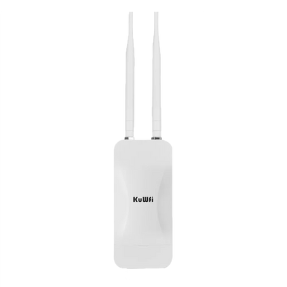 KuWFi 1200Mbps Outdoor Access Point Wireless WiFi Extender Dual Band 2.4G/5GHz AC1200 AP Router with High Gain External Antenna