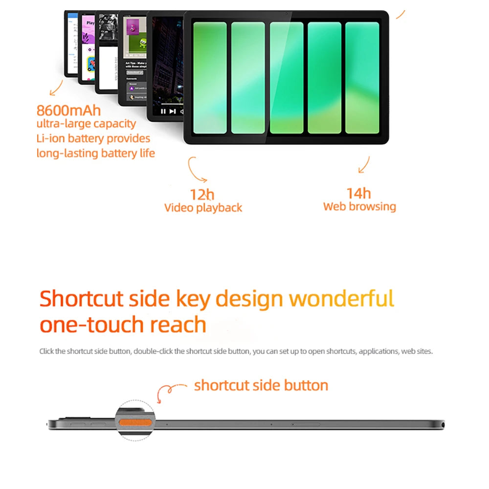 Lenovo K11/plus TB352FC Global Firmware Tablet Global Version 6G+128G WIFI Version Tablet 8600mAh 11.5'' 90Hz 400nits Tablet.