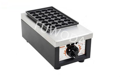 Commercial 28 Holes Takoyaki Maker Machine Electric or Gas Non-stick Waffle Balls Baker 40MM Round Fish Ball Making Machine.