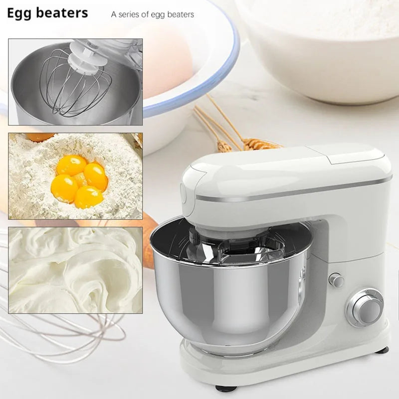 10L Chef machine and noodle machine, stainless steel bowl, high-power egg beater, noodle mixer, egg beater.
