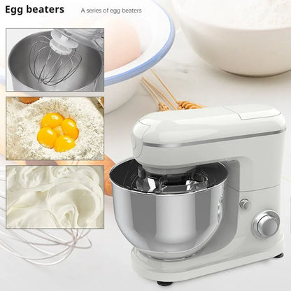 10L Chef machine and noodle machine, stainless steel bowl, high-power egg beater, noodle mixer, egg beater.
