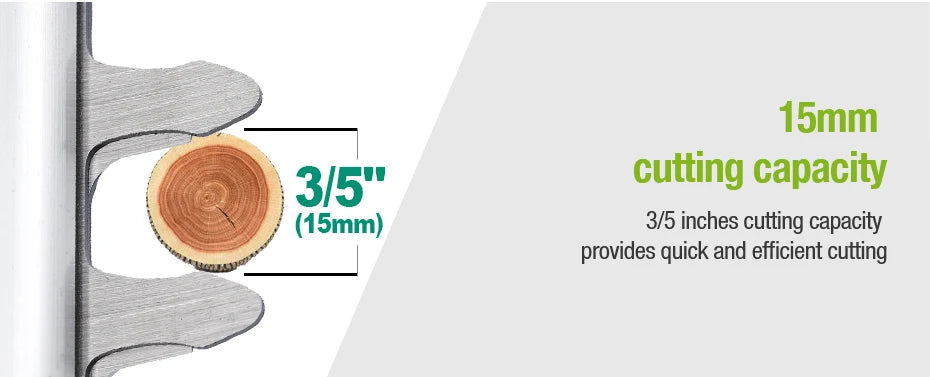 20 V Akku-Heckenschere, Gartenschere, Gartenwerkzeug-Set, 2,0 Ah Akku, Schnittlänge 520 mm, Zahnabstand 15 mm, POSENPRO