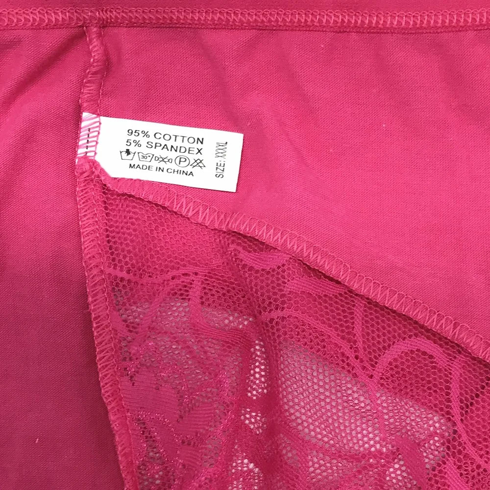 Underwear Women Panties Cotton Mid Rise Butterfly Soft Sexy Briefs Ladies Knickers Plus Size for Women 3 Pcs/lot.