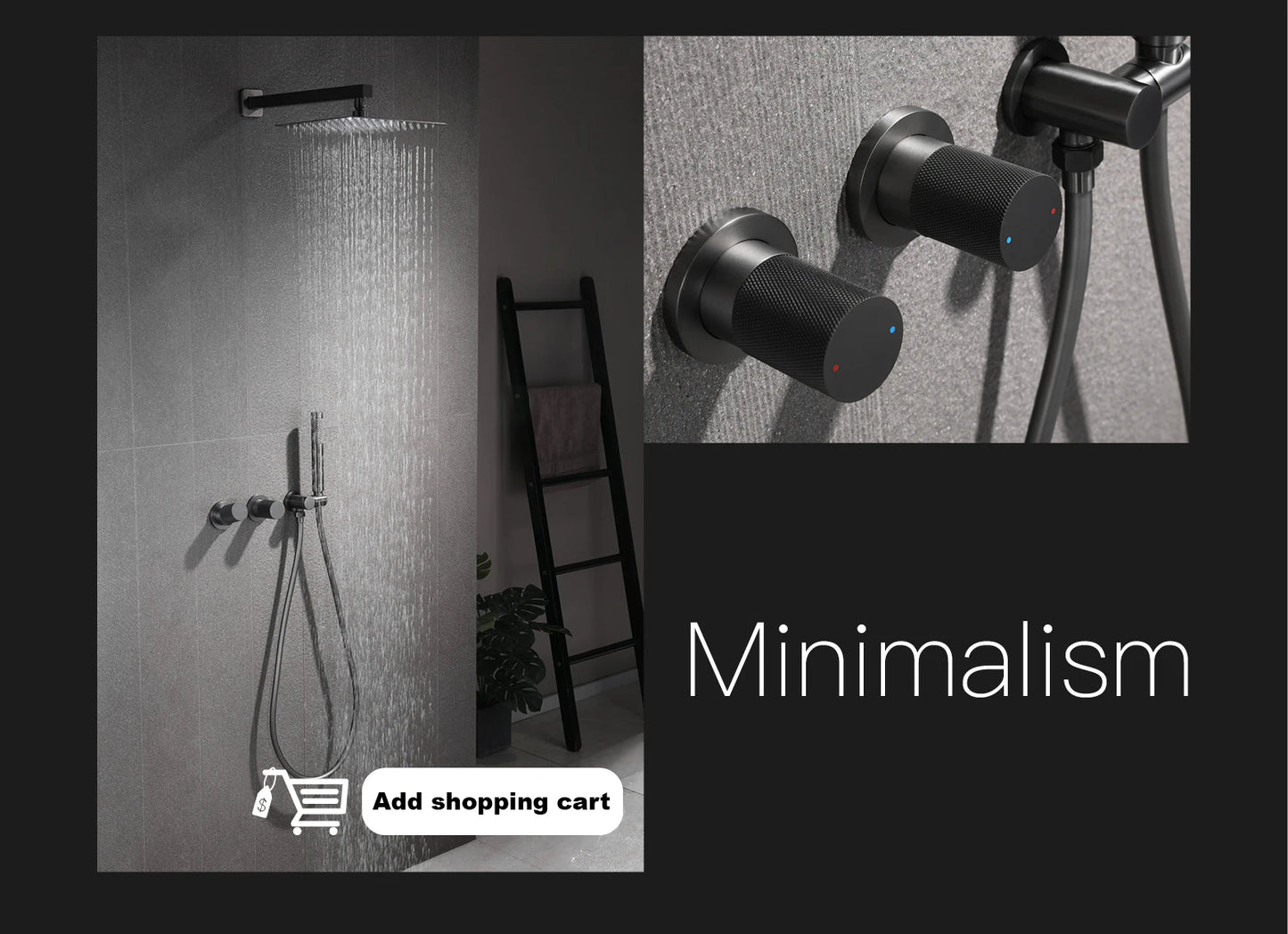 Luxuriöser Badezimmer-Wasserhahn aus gebürstetem Goldmessing im Deckendesign mit doppelter Steuerung von Hot & Cold-Waschtischarmaturen. Einfacher und anpassbarer Wasserhahn