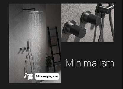 Luxuriöser Badezimmer-Wasserhahn aus gebürstetem Goldmessing im Deckendesign mit doppelter Steuerung von Hot & Cold-Waschtischarmaturen. Einfacher und anpassbarer Wasserhahn