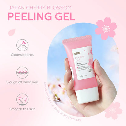 Sakura Face Deep Cleaning Exfoliating Gel Skin Care Whitening Moisturizer Repair Facial Scrub Skin Care 60g.