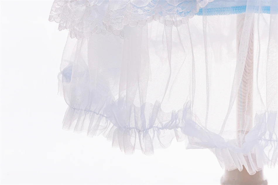 Mädchen Schneekönigin Spitze Schleife Prinzessin Kleid Elsa Cosplay Disney Performance Kleidung Kinder Halloween Karneval Party Fee Outfits.