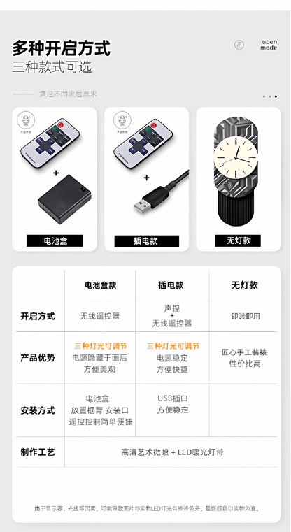 2026 Retro-Kunst-Wanduhr für Wohnzimmer, Zuhause, 2025, neue leichte Luxus-High-End-Uhr, geräuschlose Wanduhr