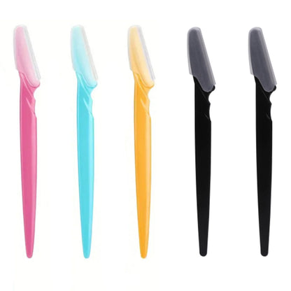 5/10/30/40pcsbrow Razor and Face Razor for Women and Men, Eyebrow Hair Trimmer and Shaver with Protective Cover,Safe.