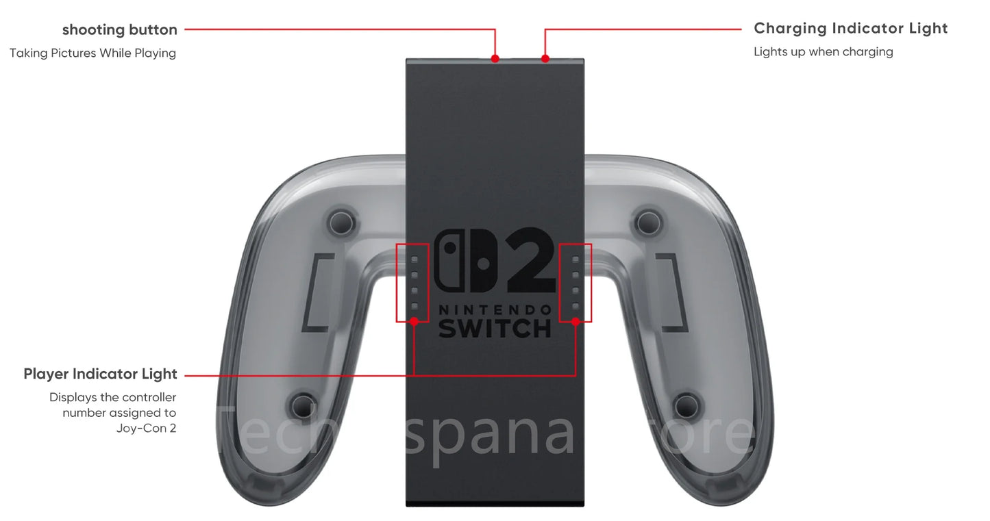 Nintendo Switch 2 7.9'' Screen Joy‑Con Handle Enhanced Audio Adjustable Console Includes Mario Kart World NS2 Original
