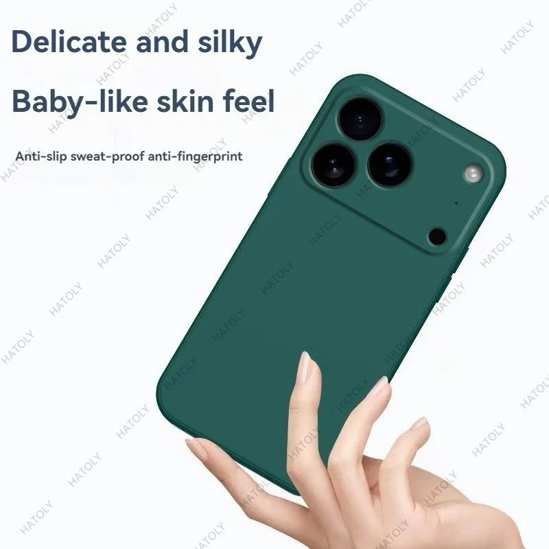 Liquid Silicone Case For iphone 17 Pro Max For iphone 17 17 Pro 17 Pro Max Cover TPU Shockproof Protective Cover iphone 17 Air.