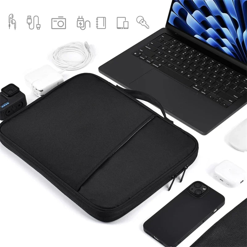 Waterproof Shockproof Handle Bag Laptop Sleeve Case for Macbook Air Pro 16 15 13 Inch M4 M3 M5 Chip Mac Book Cover Accessories.