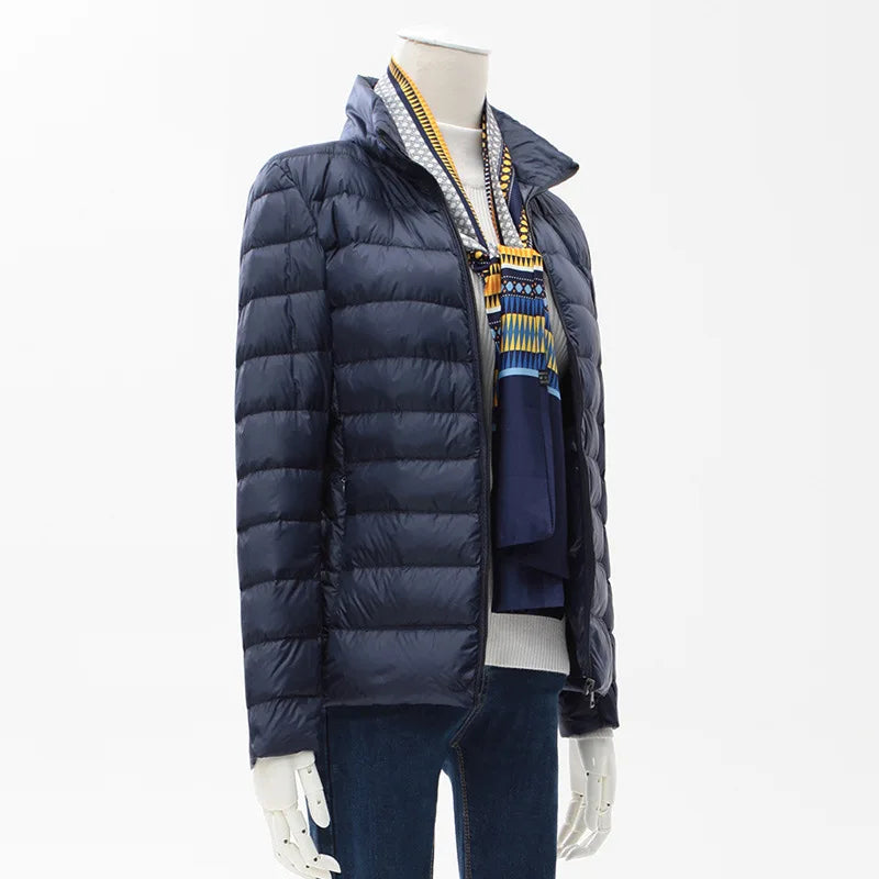 13 Farben Frauen Frühling Puffer Mantel 2023 Neuheiten Ultra Licht Weiße Ente Unten Jacke Koreanische Slim Fit Kurze Parkas.