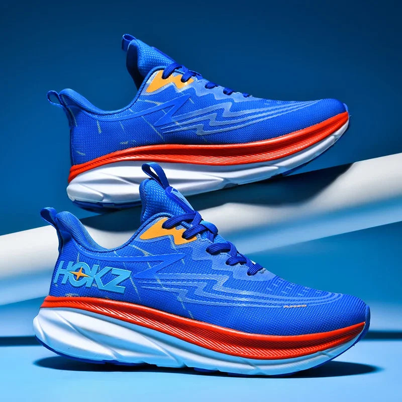 Men's Running Shoes Cushioning Outdoor Non-Slip Jogging Breathable Trainer Race Sneakers Luxury shoes Mesh Couple Off-road Shoes