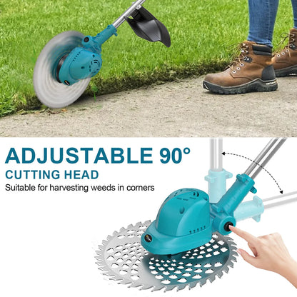 G perfil 10 Zoll bürstenloser elektrischer Rasenmäher, faltbarer Schneider, kabelloses Garten-Gras-Schneid-Trimmer-Werkzeug für Makita 18 V Akku-Pin