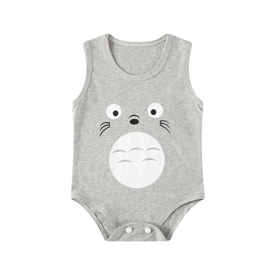 Sommer Baby Body Kinder Ärmellose Casual Einteiliges Neugeborenen Jungen Mädchen Cartoon Tier Strampler Kleinkind Overall Kleidung 0-2 jahre.