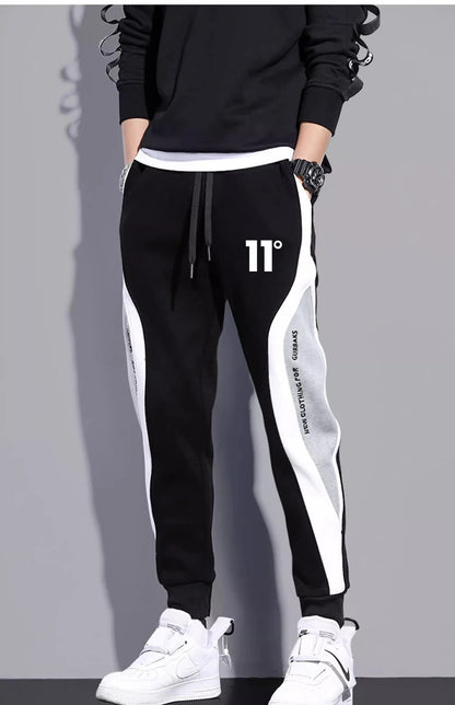 11 Print Men's Sweatpants Patchwork Jogging Pants Male Outfit Loose Trousers Straight Pants New Spring Autumn Fashion Clothes.
