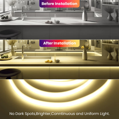 220V COB LED Light Strip Waterproof With EU Plug Red/Blue/Pink/Green Home Outdoor Garden Lighting Flex Silicone Tube Neon Lamp