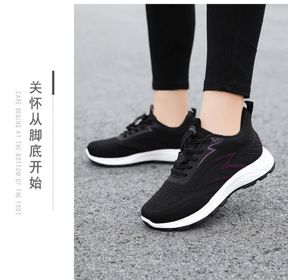 2025 Spring Women's Casual Sports Shoes Breathable and Comfortable Outdoor High Quality Single Shoes Trendy Women's Shoes
