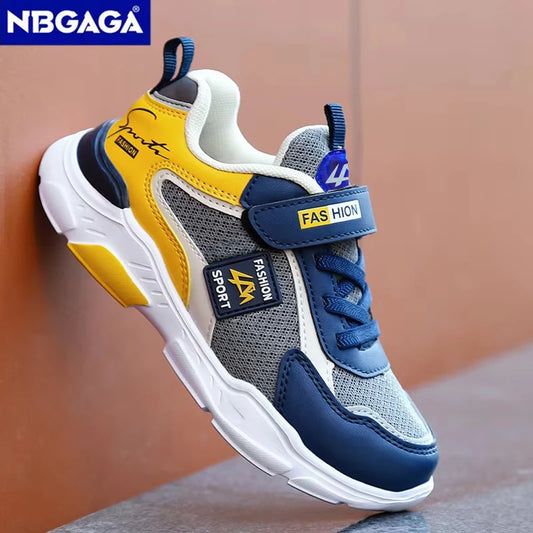 Children Sport Shoes Boys Fashion Mesh Breathable Casual Sneakers Lightweight Running Shoes Comfort.