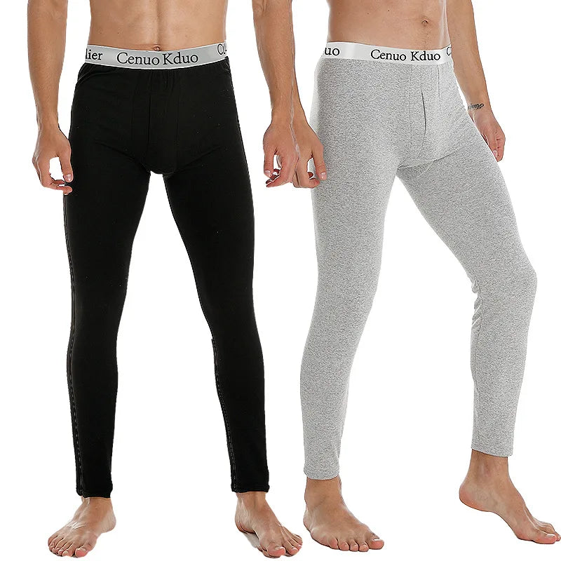 2024 New Men's Tight Sports Pants Slim Pants Autumn And Winter Thermal Pants Plush High Stretch Quick Drying Compression Pants.