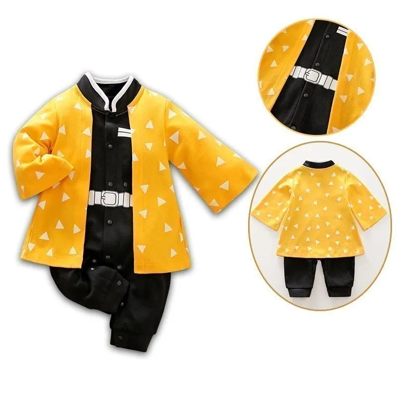 Baby Sommer kurz ärmel ige Baumwolle Anime Overall Jungen Mädchen Rollenspiel Kostüme Baby Kurzarm Body suits Kinder Stram pler.