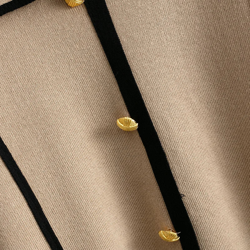 Women Sweater 2 Piece Suit Pullover Knitted Wide Leg Pants Muslim Sets Knitwear Single Breasted 2025 Outfits Autumn Winter.