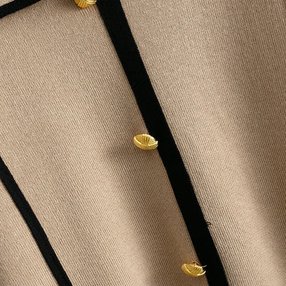 Women Sweater 2 Piece Suit Pullover Knitted Wide Leg Pants Muslim Sets Knitwear Single Breasted 2025 Outfits Autumn Winter.