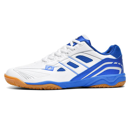 High-quality Badminton Trainers for Men and Women Blue Athletic Shoes with Anti-Slip Sole for Indoor and Outdoor Sports
