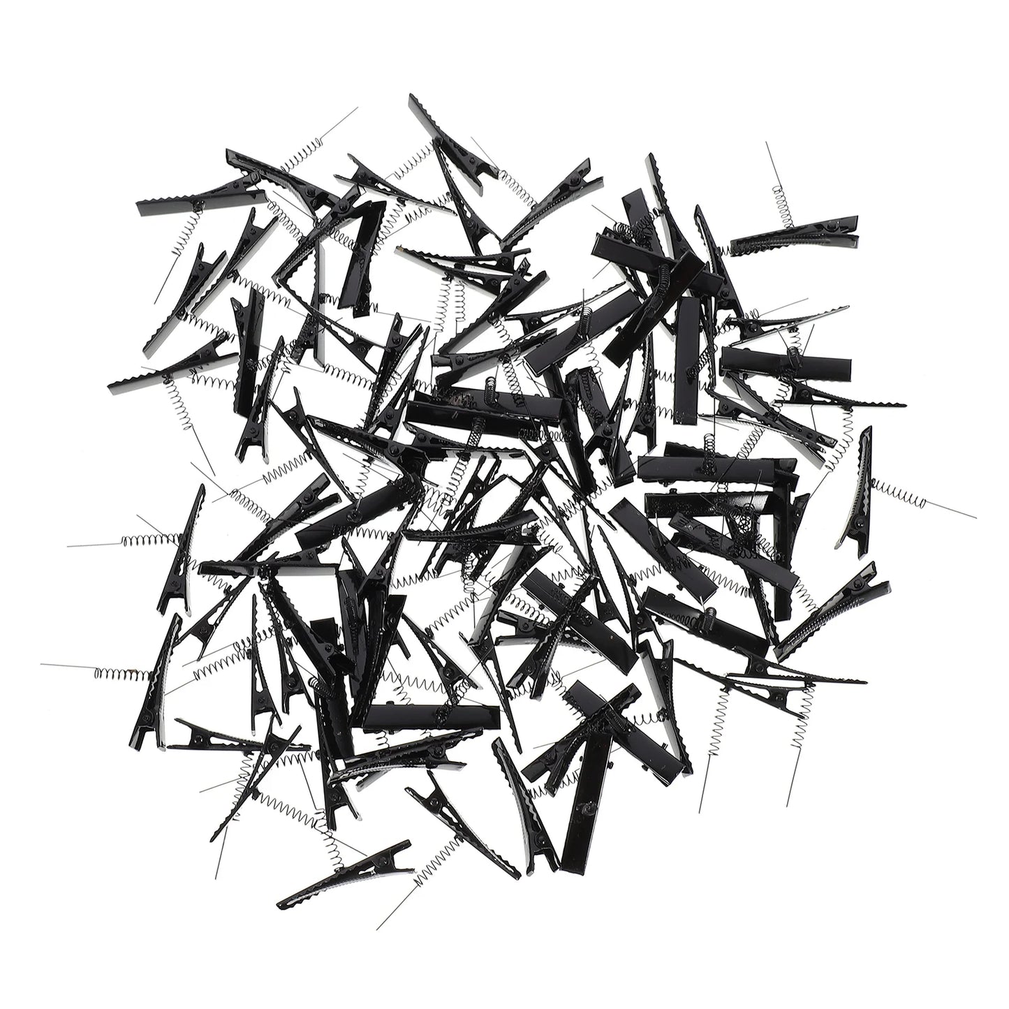 100 Pcs No Trace Hairpin Accessories Clips for Bottle Iron Barber Hairdressing DIY.