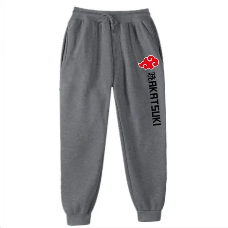 Fashion Print Men's Women's Jogging Hip Hop Pants Street Clothing Hot Selling Anime Pants Akatsuki Fleece Trousers S-3XL.