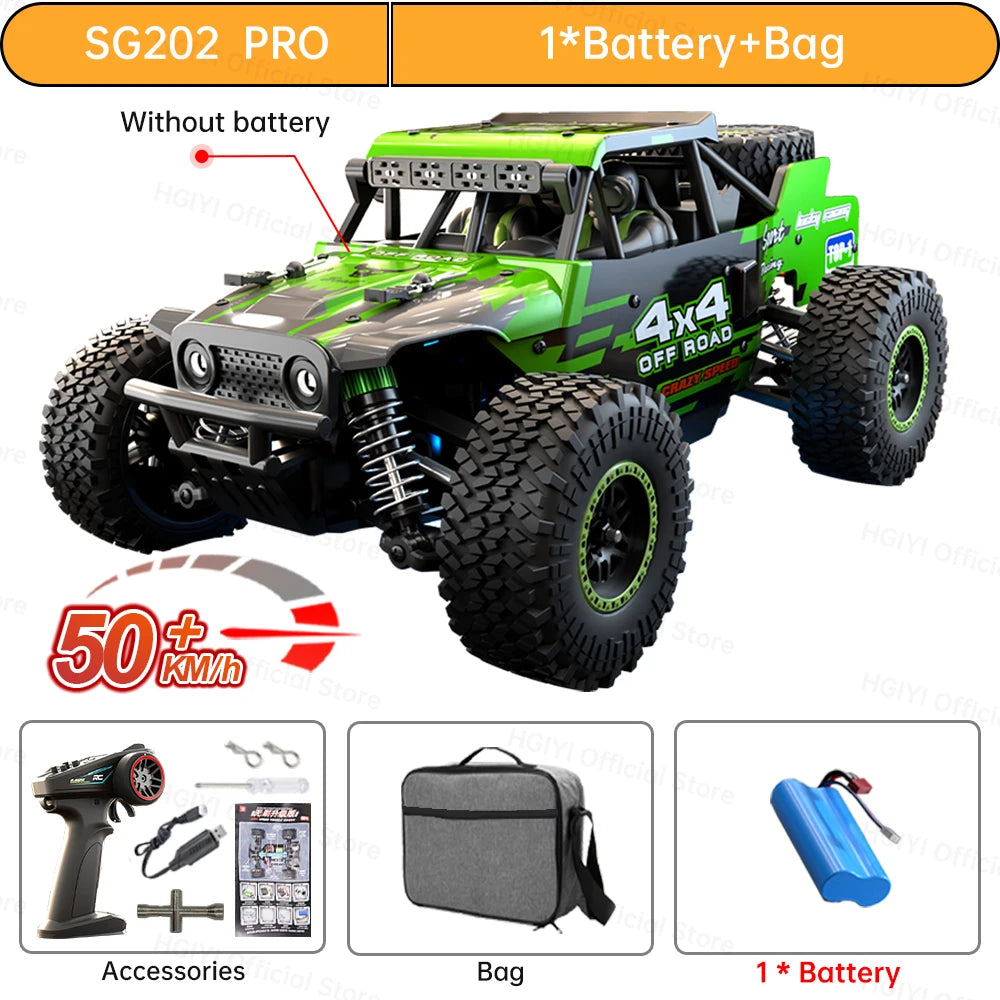 ZLL SG202 MAX/PRO 1:20 High Speed Drift Racing 70KM/H Or 50KM/H Brushless Motor 4WD RC Car Off Road Car Toys for For Kid Gift