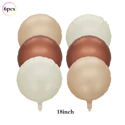 40in Cream Big Number Balloon 18in Three Color Love Foil Helium Balloons Aldult Birthday Set Boys Girls 1st Birthday Decorations