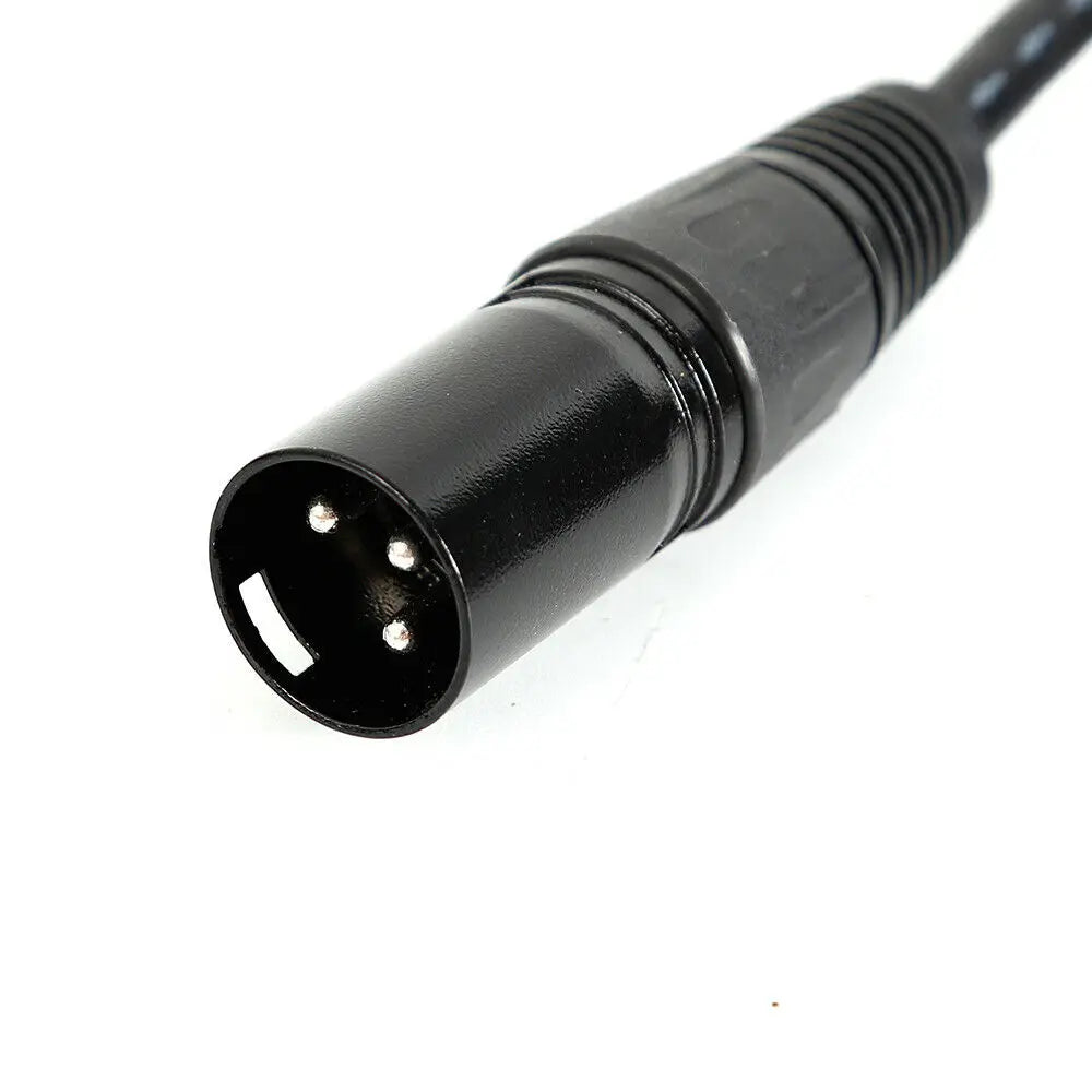 10 x Dmx Cable 2.0 m Xlr 3-Pole Male-Female For 110 Ohm Application.