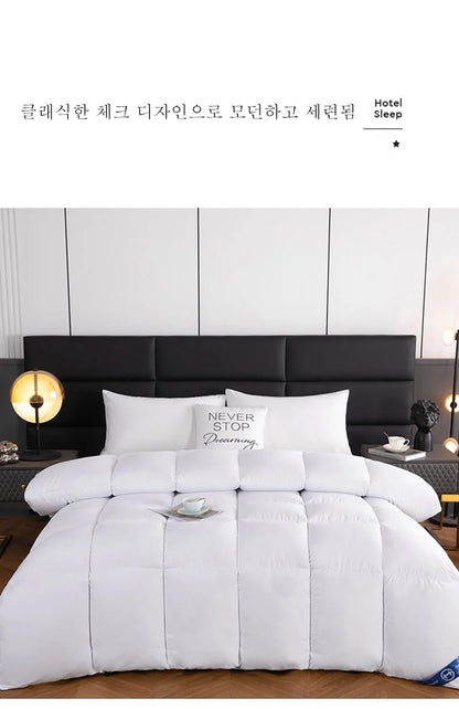 hotel style Comforter Queen KingLightweight fluffy comfortable and breathable soft winter quilt very warm 220x240 Quilts  - et.